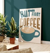But First Coffee Print Kitchen
