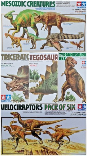 Tamiya dinosaurs - tamiya,