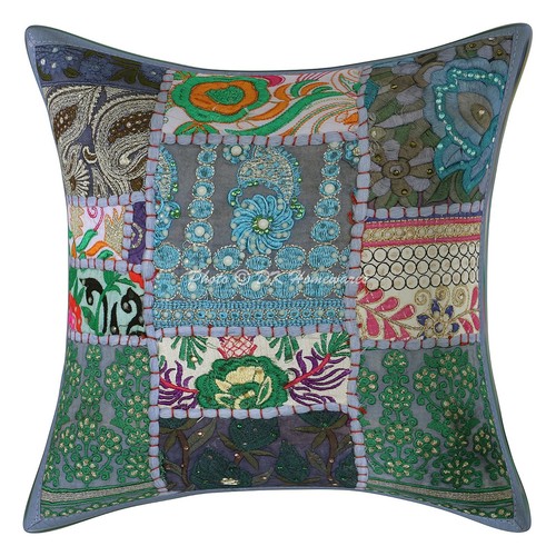 Patchwork cushion cover - cushion,