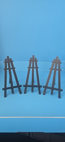 Black mini easel card stand - black,