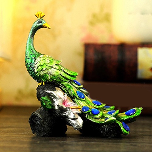Peacock statues for home - peacock,