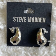 Steve Madden Huggie Silver