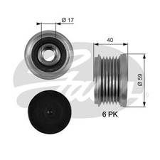 Gates Alternator Pulley for