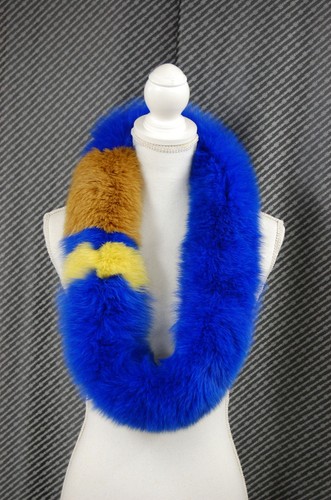 Luxury multi color dyed fox - color,