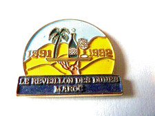 PIN'S RALLIES CARS / PARIS DAKAR / MOROCCO / LE REVEILLON DES DUNES / RARE