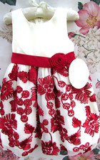 BNWT Ivory Red Embroidered