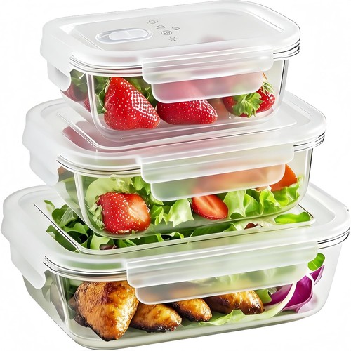 Piece airtight glass food - airtight,