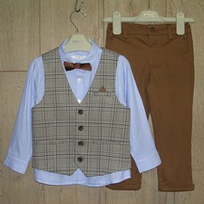 Next Boys Brown Check Shirt