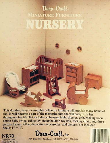 Duracraft miniature dollhouse - duracraft,