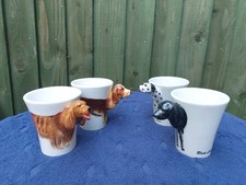 My Best Friend Set Of Four 3D Dog Mugs