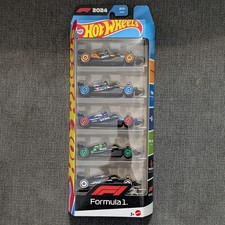 Hot Wheels - Formula 1 2024 - Die-Cast Cars 5-Pack Collection - F1 Racing Cars