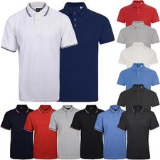 4 Pack Mens Tipping Polo