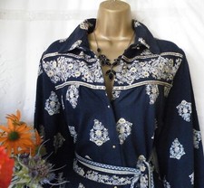 ?***MONSOON PRE-OWNED "BORDER PRINT" DRESS SIZE LARGE***?