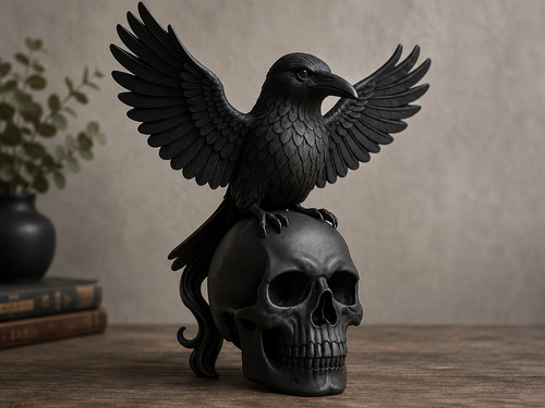 Gothic angel death raven - of,