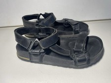TOPSHOP BLACK LEATHER CHUNKY