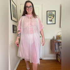 60s Vintage Two Piece Pink