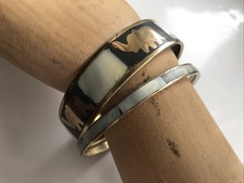 Elephant Bangle Damascene MOP