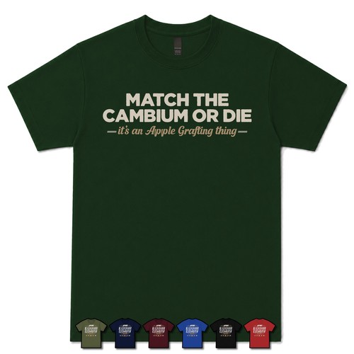 Match the cambium die - the, apple