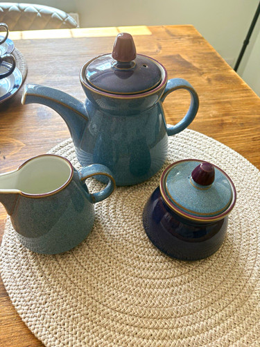 Denby storm tea set - denby,