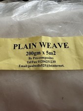 200gms Plain Weave Fibreglass Cloth 17ft X 50ins