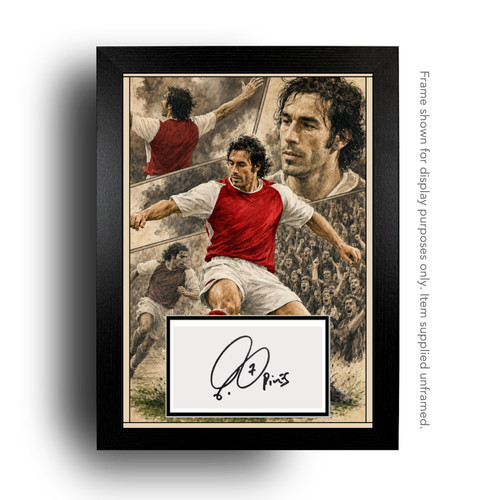 Robert pires signed comic - pires,