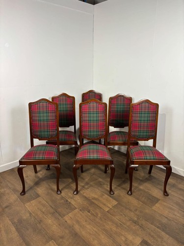 Set six antique tartan - antique,