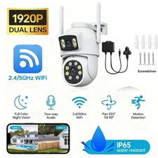 8MP Wireless IP Camera WIFI Outdoor CCTV PTZ Smart Home Security IR Cam IP66 4KA