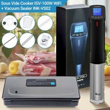 Inkbird Sous Vide Cooker Slow Cooking Machine 1000W + Vacuum Sealer Food Sealing