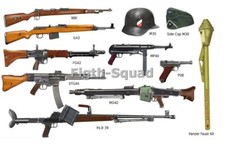 WW2 Picture Photo German Guns