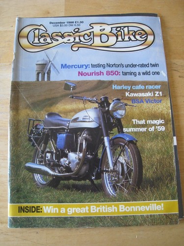 Classic bike dec - 1986, mercury