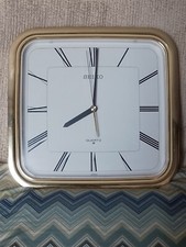 Seiko Quartz Wall Clock  QAG017A  Working  vintage japanese quartz retro seiko