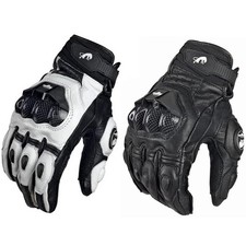 Motorcycle Leather Racing Gloves Men Women Cowhide Motorbike Riding Gloves