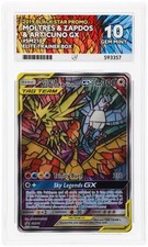 Pokémon Moltres Zapdos & Articuno GX Hidden Fates SM210 Promo Ace 10 GEM MINT