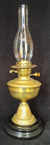 Large metal oil - , lamp