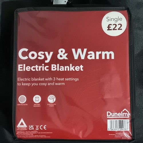 Dunelm cosy warm - warm, electric