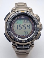 Casio PROTREK PRG-240T-7ER Mens Digital Quartz Watch - Titanium - Solar