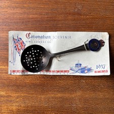 Sugar sifter spoon coronation - sifter, spoon,