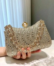 womens elegant rhinestone