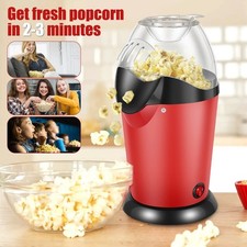 1200W Air Popcorn Maker Electric Popcorn Machine Fat Free Popper for Parties