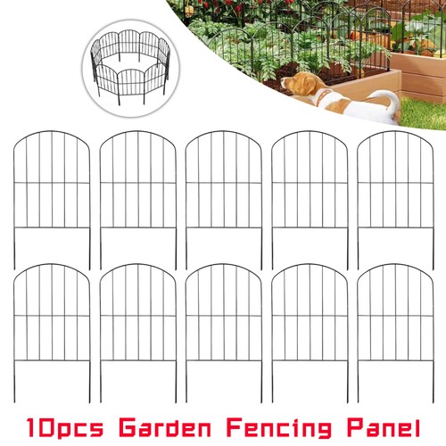 10pcs metal garden fencing - metal,