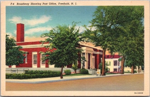 Freehold new jersey postcard - new,
