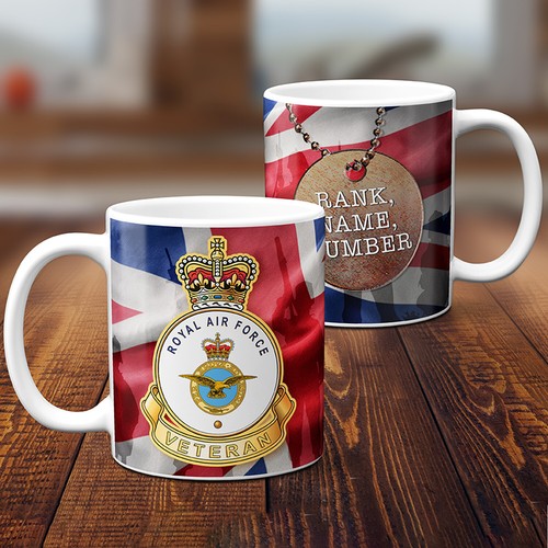Personalised veteran mug royal - mug,