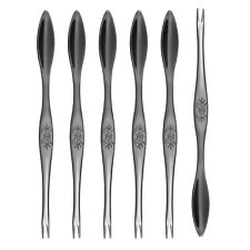 6 Pcs Crab Forks 6.5" Seafood