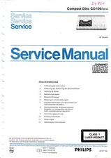 Service Manual for Philips CD