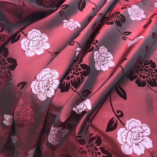 Burgundy roses floral velvet - roses,