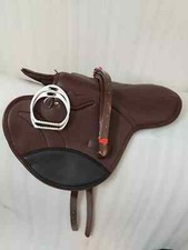 17" Racing Exercise Light Weight Horse Tack Saddle With Stirrup Free Shipping.