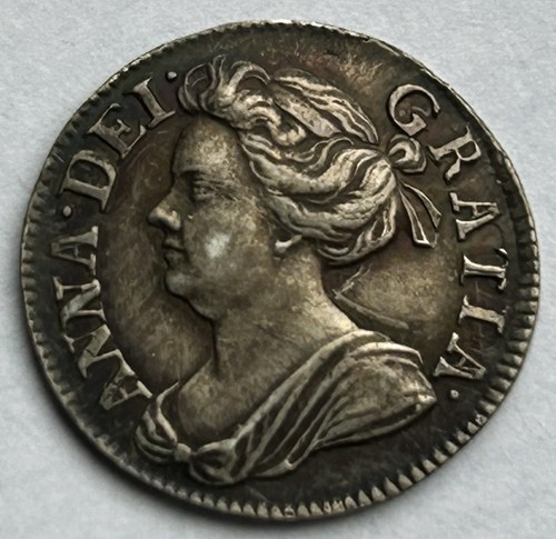 1710 anne maundy twopence - maundy,