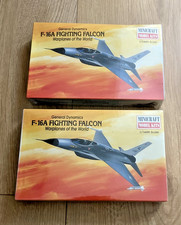 L247 2 x Minicraft Model Kits - F-16A Fighting Falcon 1/144 - Sealed
