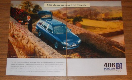 Rare advertising peugeot 406 - advertising,