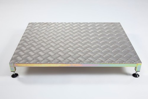 Adjustable half step aluminium - half,